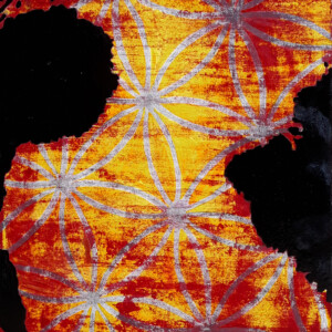 Graphit, Acryl und Tusche auf Holzgrund, 49 x 37,5 cm, 2020