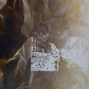 Sprühfarbe und Tusche auf Papier, 89,9 x 64 cm, 2024