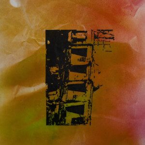 Sprühfarbe und Graphit auf Papier, 89,9 x 64 cm, 2024