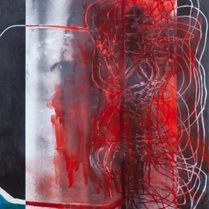 Acryl und Öl auf Leinwand, 120 x 100 cm, 2024