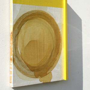 Acryl und Schellack auf Holzgrund, montiertes Holz, 49 x 37,5 x 3,8 cm, 2019