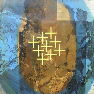 Öl, Folie und Klebeband auf Leinwand, 140 x 107 cm, 2016