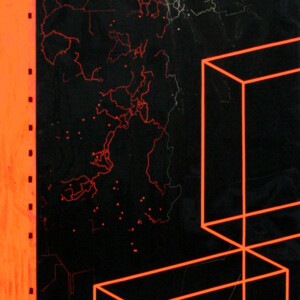 Öl, Folie und Klebeband auf Leinwand, 140 x 107 cm, 2017