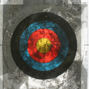 Öl und Folie auf Leinwand, 140 x 110 cm, 2016