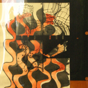 Aquarell, Folien auf Holzgrund, 49 x 37,5 cm, 2017